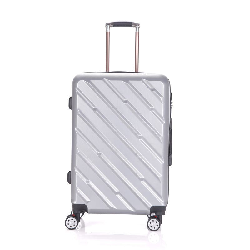 Unisex Durable Textured Hard Shell Rolling Suitcase Bowlift