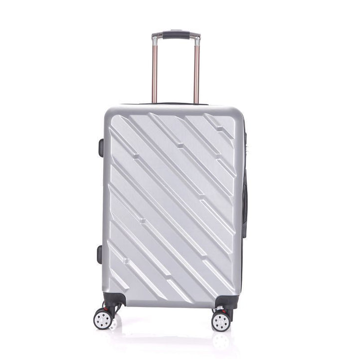 Unisex Durable Textured Hard Shell Rolling Suitcase Bowlift