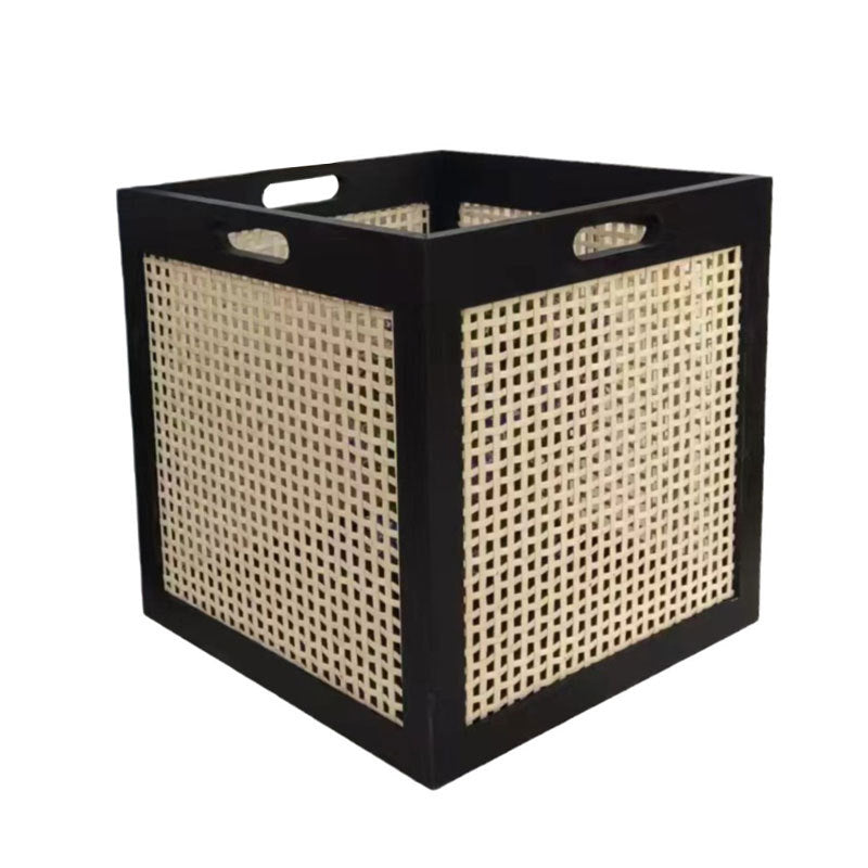 Rectangular Natural Wood Storage Basket Bowlift