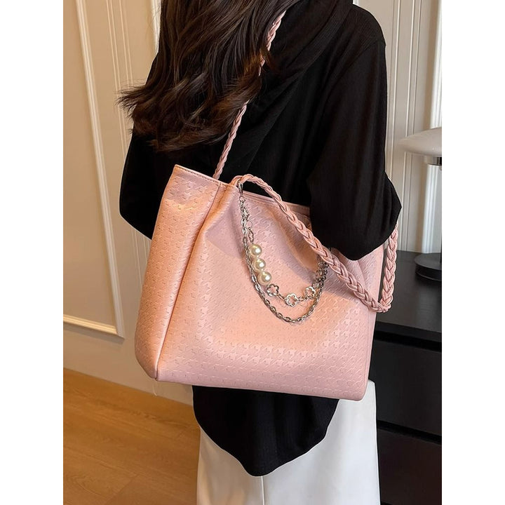 Chic Braided Handle Tote Bowlift