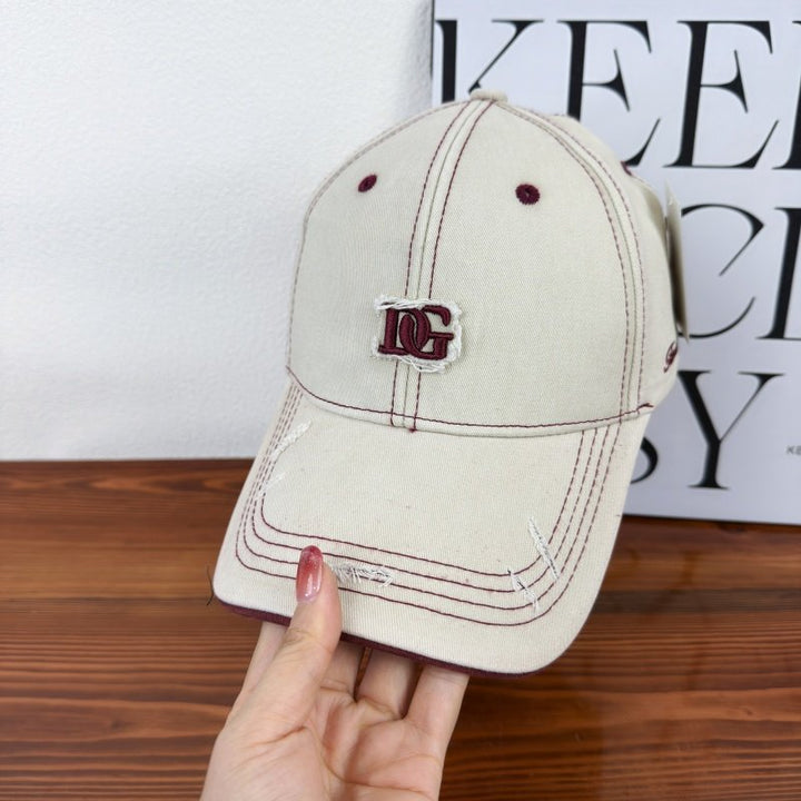 Men's Distressed Cotton Baseball Cap Bowlift 1784270840