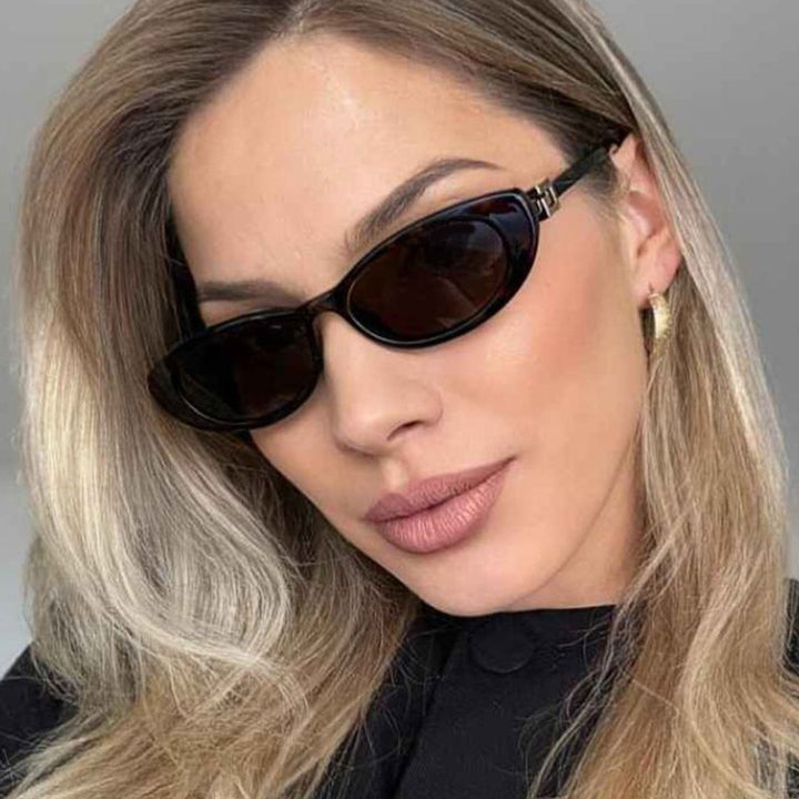 Women Cat-Eye Sunglasses with Stylish Frame and Luxurious Accents Bowlift