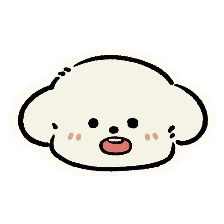 Cute Bunny-Themed Decorative Sticker