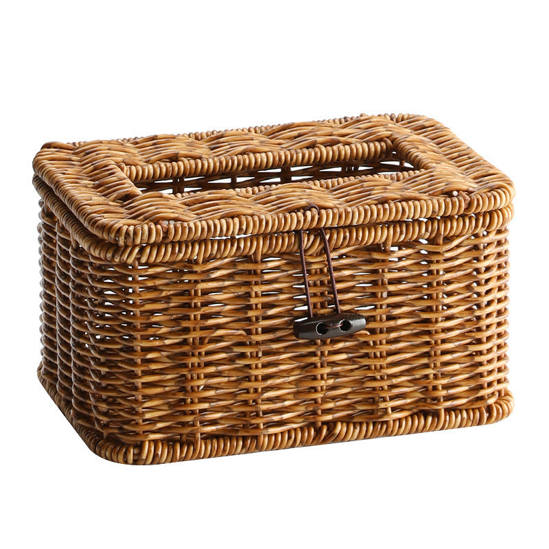Handwoven Decorative Storage Box Bowlift