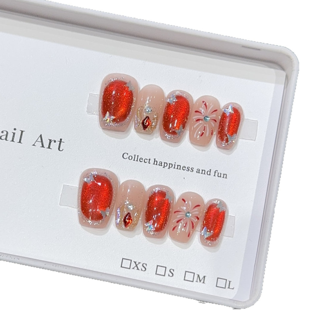 Glittering artificial nails Bowlift