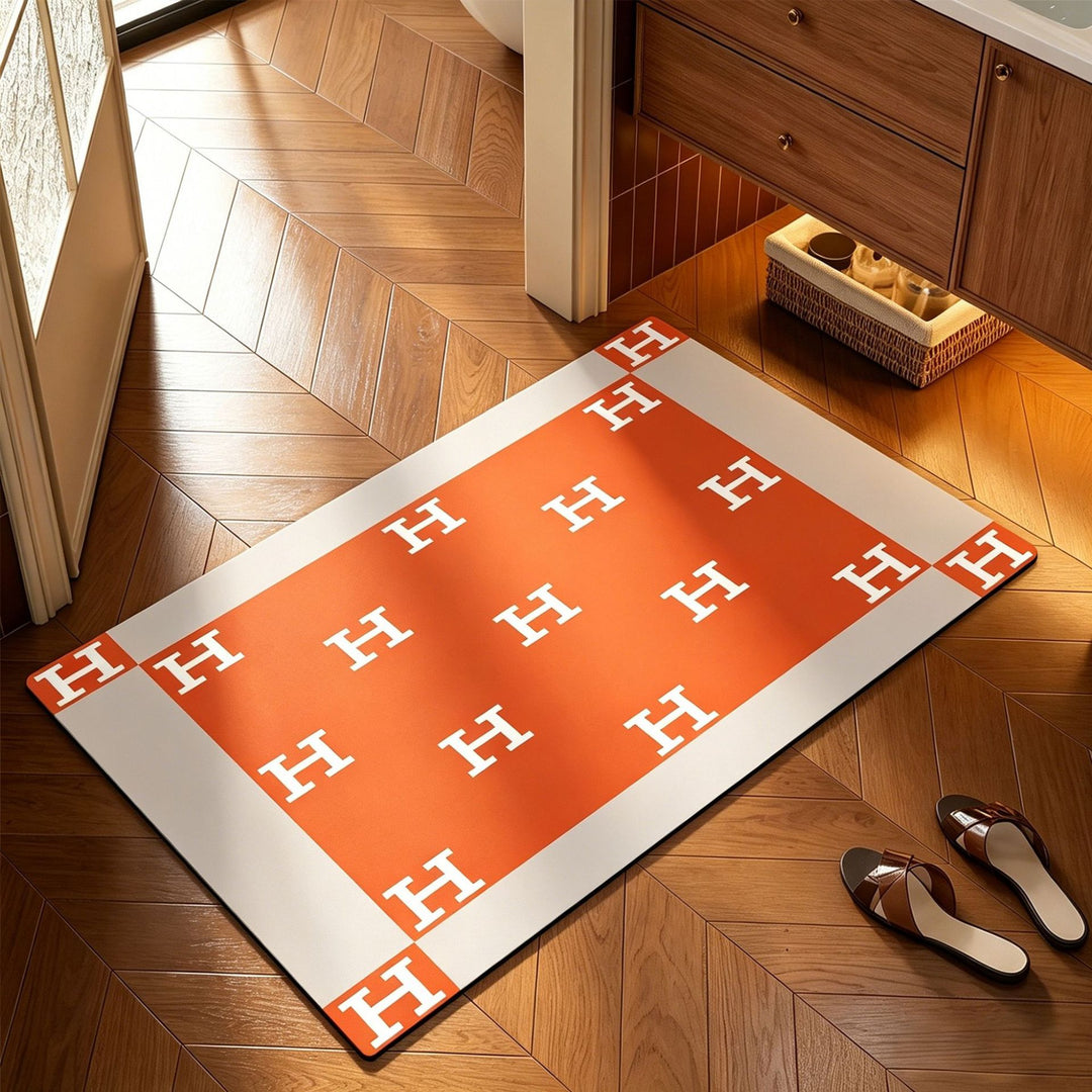 Stylish Patterned Bath Mat Bowlift