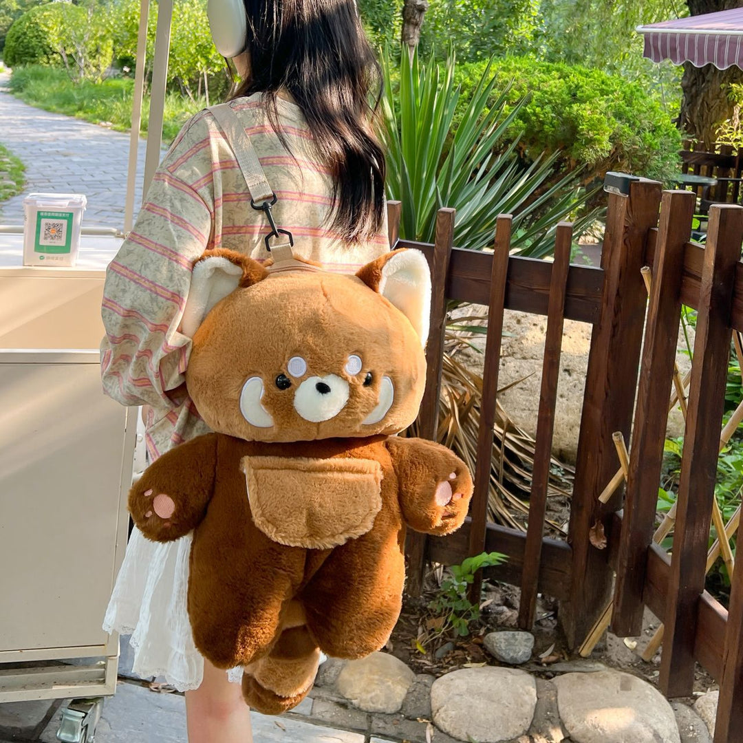 Plush handbag in animal design Bowlift