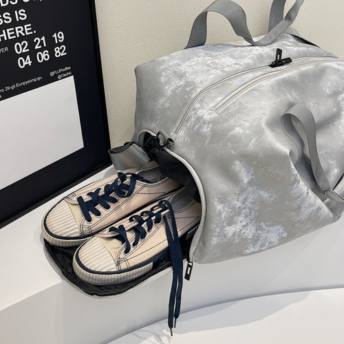 Luxurious Velvet Travel Duffel Bowlift