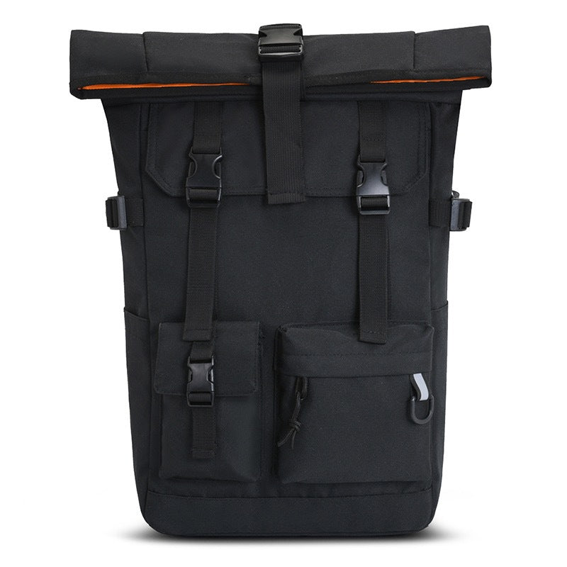 Modern rolltop backpack with multifunctional exterior pockets Bowlift