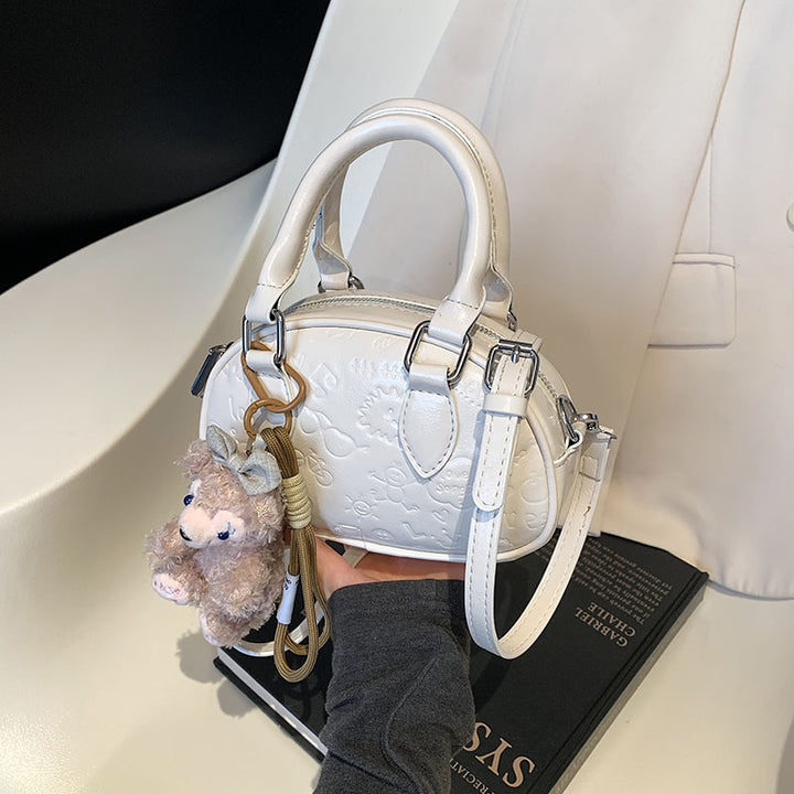 Chic Embossed Handbag Bowlift