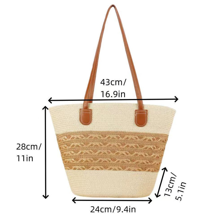 Elegant straw bag Bowlift