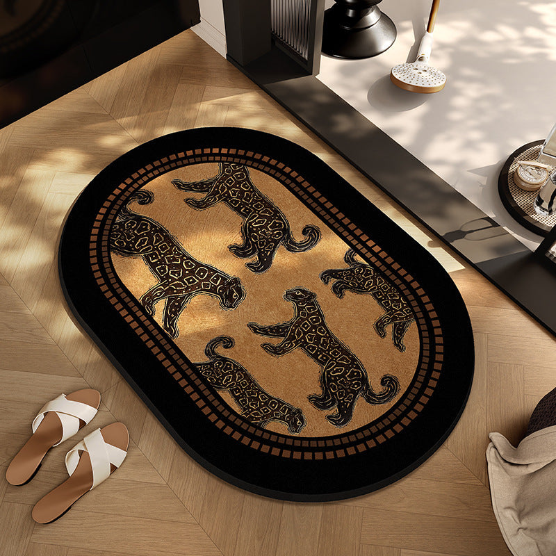 Checkerboard Patterned Entryway Mat Bowlift