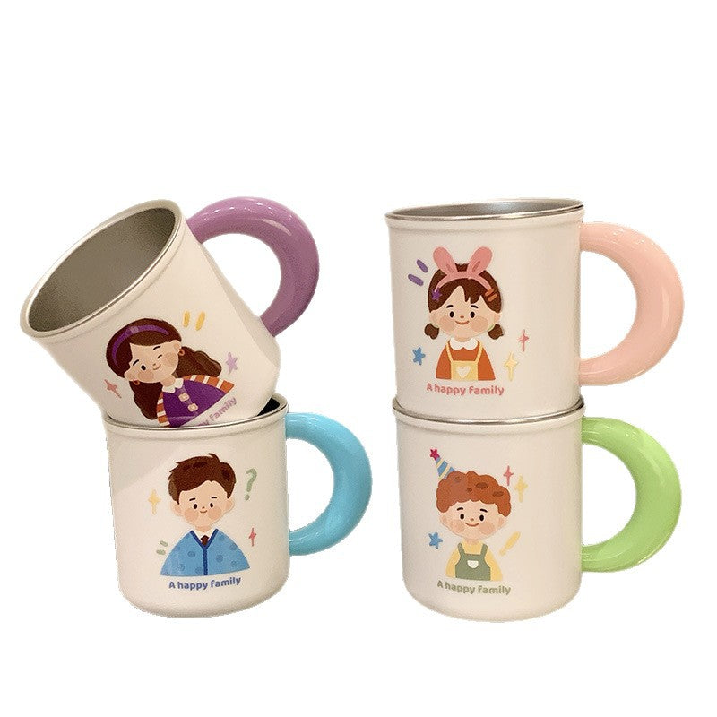 Ceramic mug with cheerful family design Bowlift