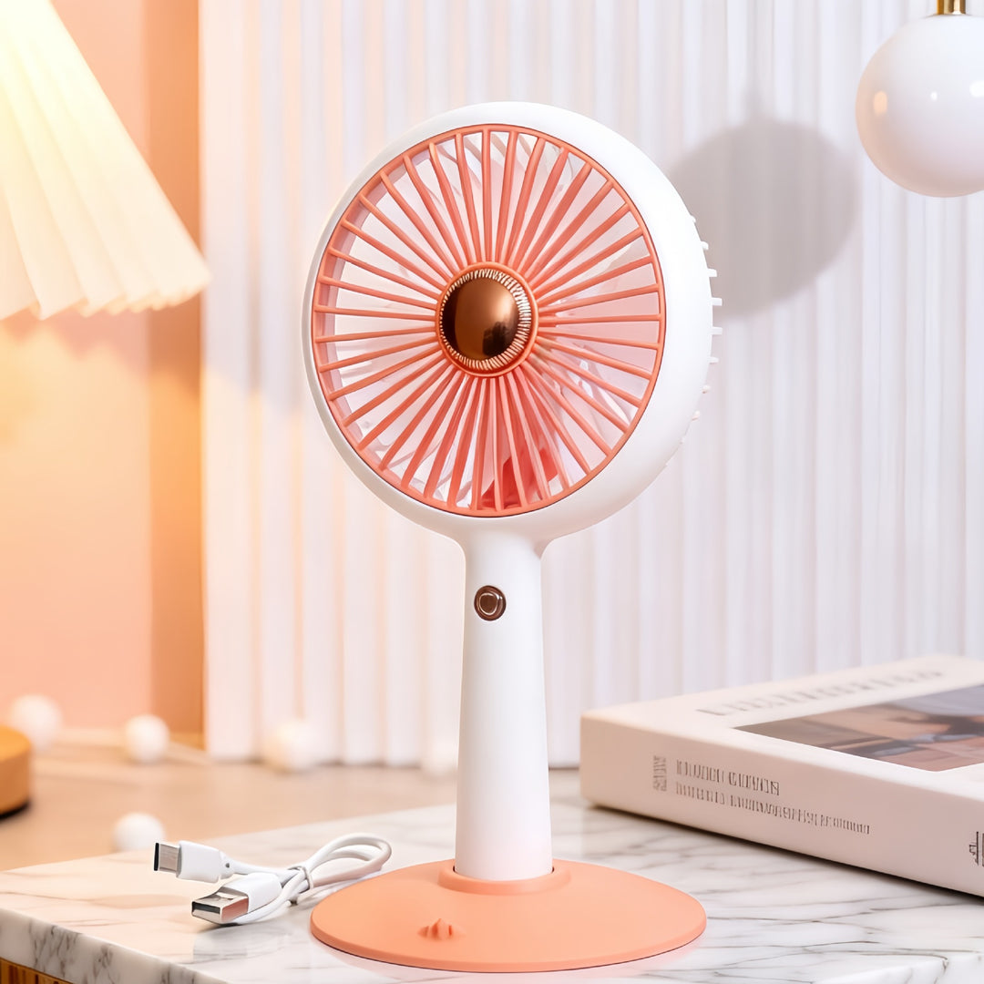 Stylish Rechargeable Desk Fan Bowlift