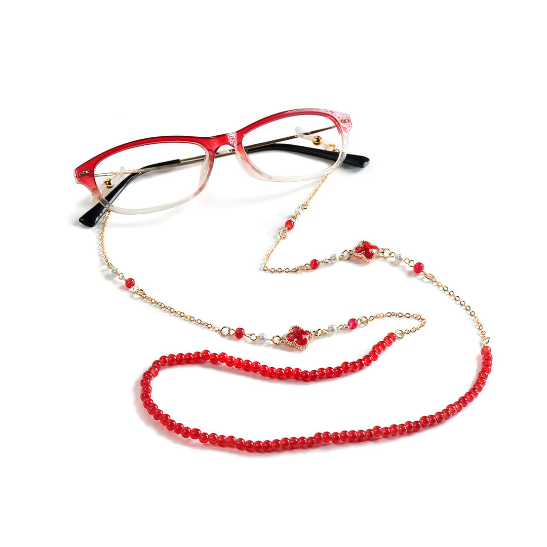 Unique Beaded Eyewear Chain Bowlift