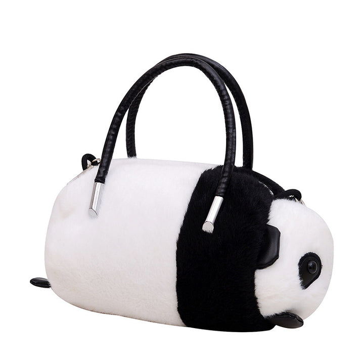 Plush handbag with animal design Bowlift