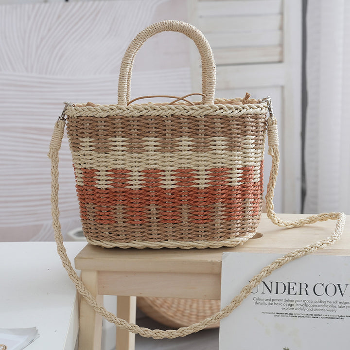 Basket bag with removable inner pocket Bowlift