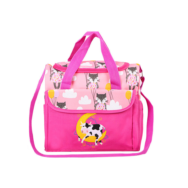 Multifunctional diaper bag with integrated changing mat Bowlift