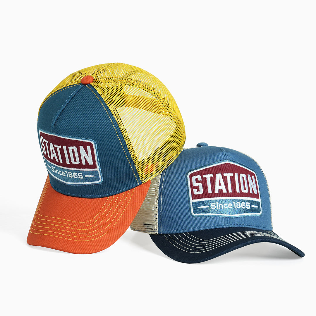 Women Breathable Trucker Cap with Vintage Design Bowlift