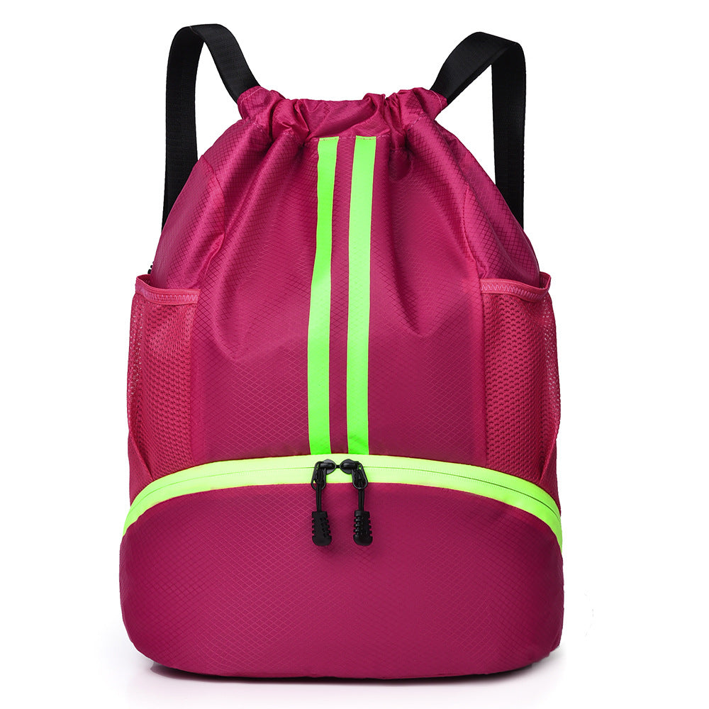 Sports Mesh Drawstring Backpack Bowlift