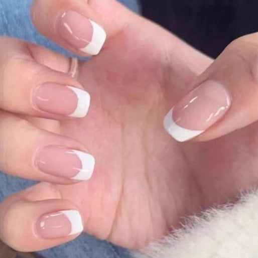 French Tip Acrylic Nail Extensions Bowlift