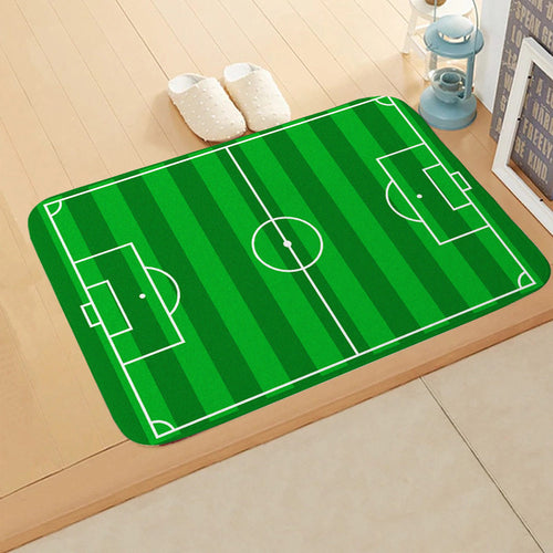 Football-Themed Indoor Mat