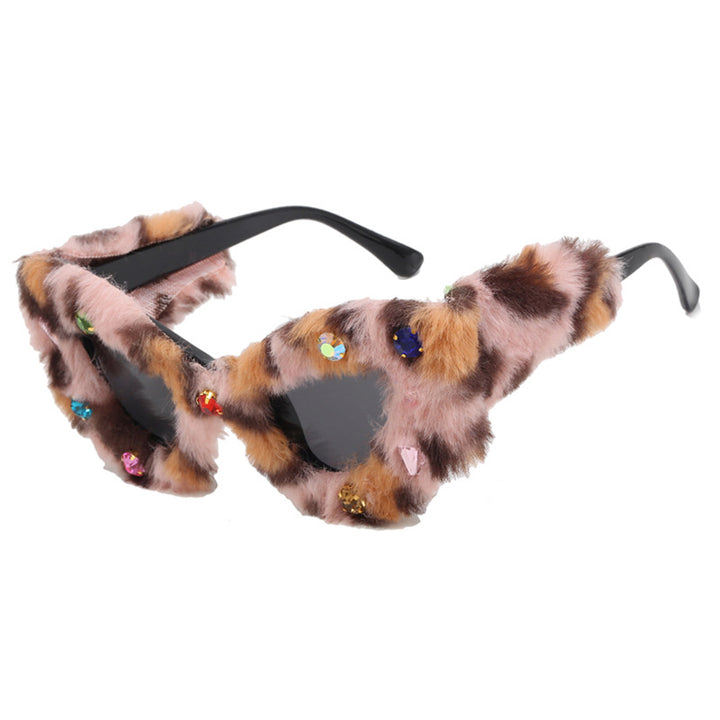 Women striking, padded sunglasses with decorated frame Bowlift