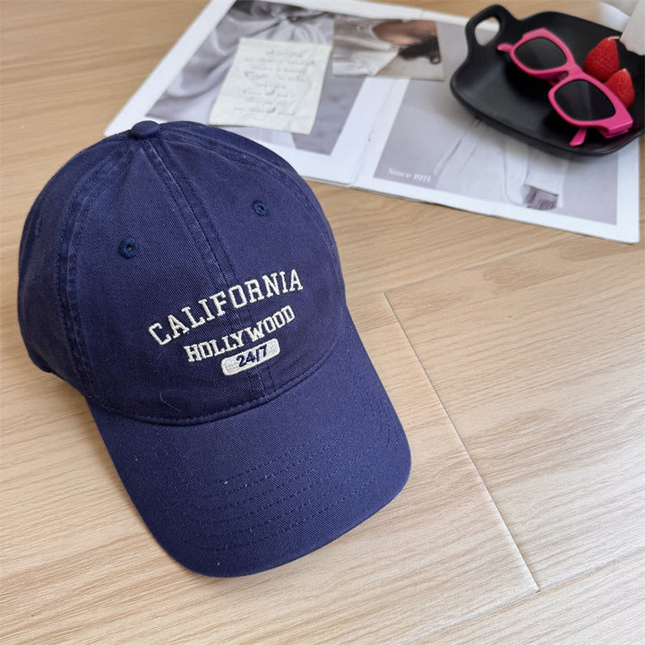 Women's Vintage-Inspired Cotton Baseball Cap Bowlift