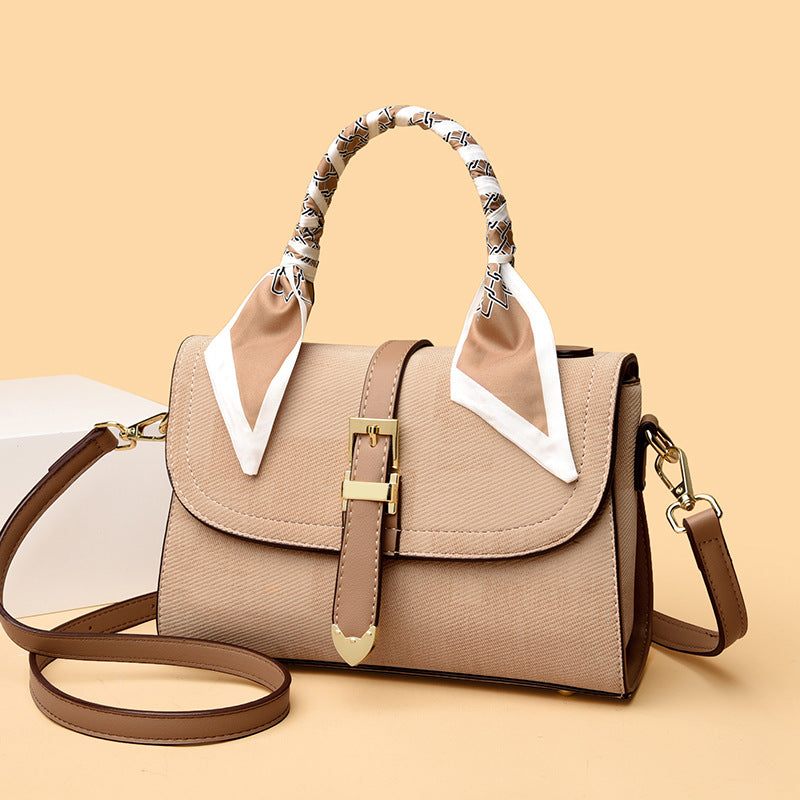 Decorative Scarf Accent Handbag Bowlift