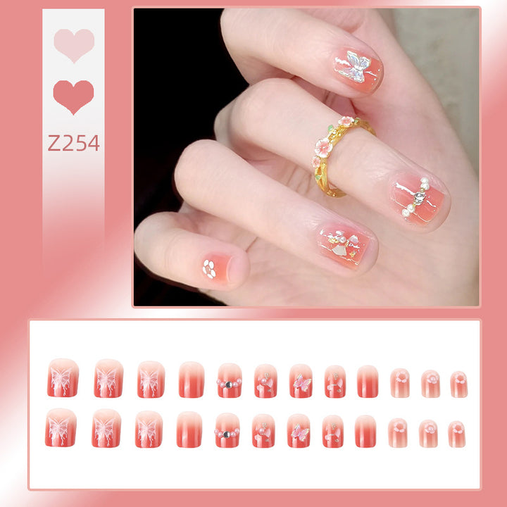 Creative Nail Art Set with Floral Decorations Bowlift