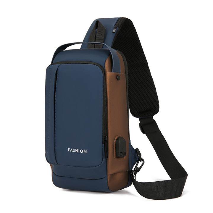 Compact Water-Resistant Sling Backpack Bowlift