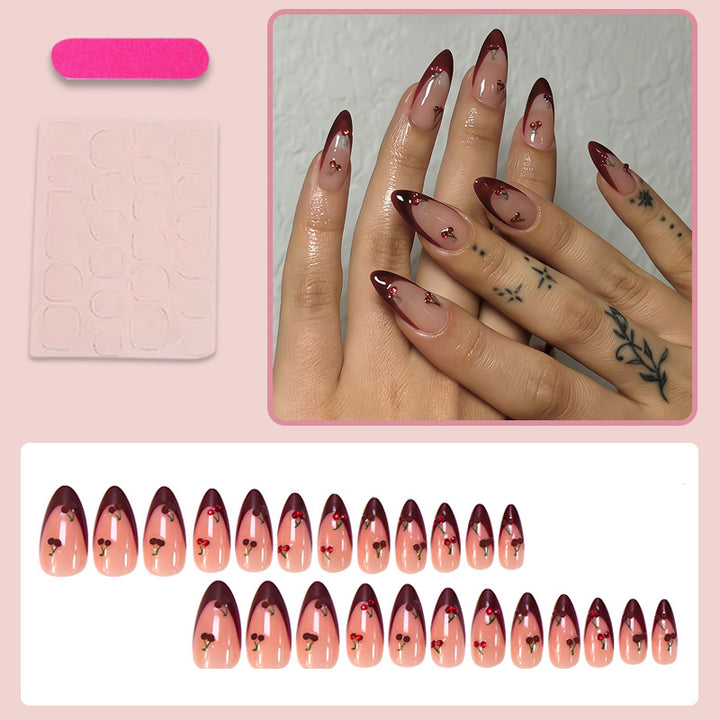 Artificial nail set with unique designs Bowlift