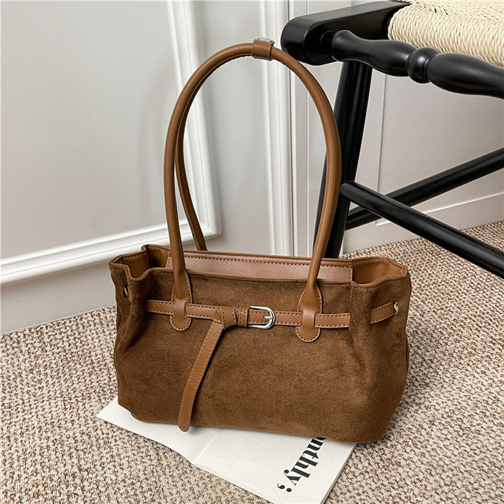 Suede Tote Bag Bowlift