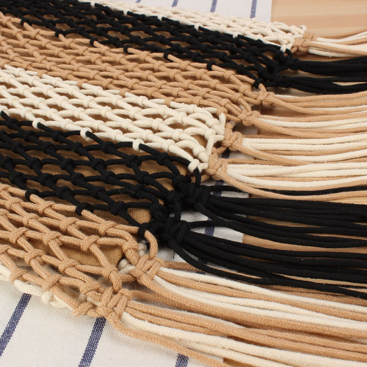 Elegant Macrame Handbag Bowlift