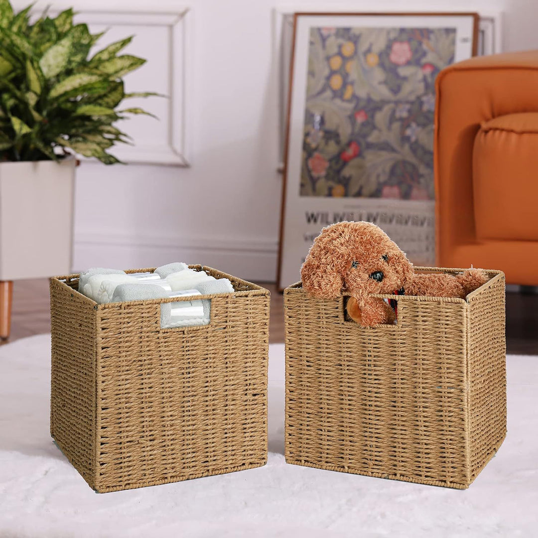 Woven Seagrass Toy Storage Container Bowlift