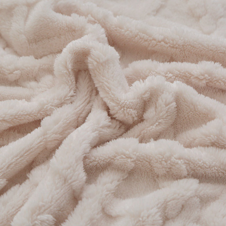 Textured Decorative Throw Blanket Bowlift