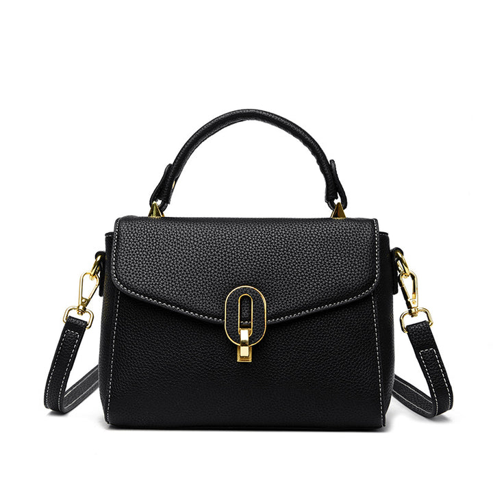Elegant Structured Top-Handle Handbag Bowlift