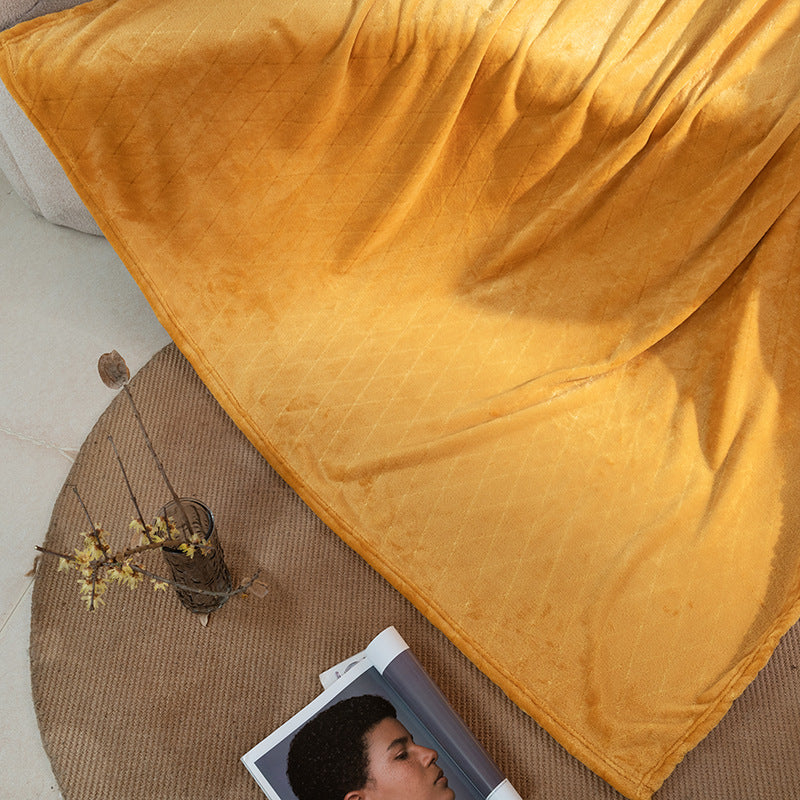 Ladies Soft and Luxurious Plush Blanket with Detailed Rib Structure Bowlift