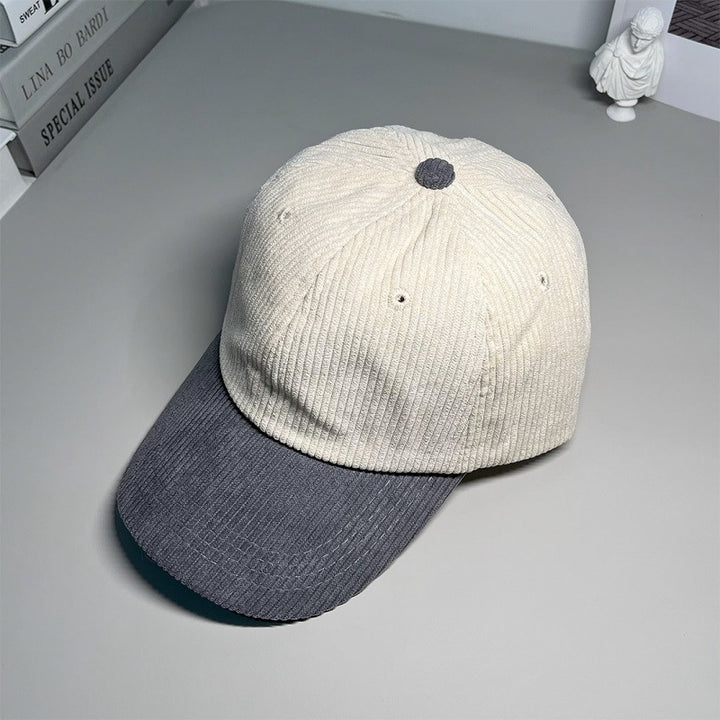 Women's Corduroy Baseball Cap Bowlift