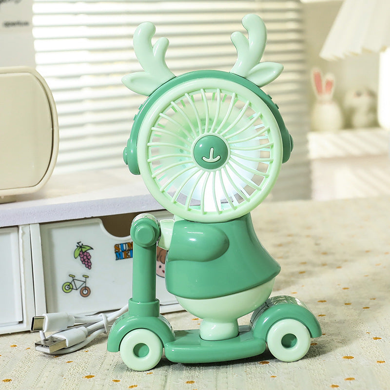 Ladies creative USB desk fan in cute design Bowlift