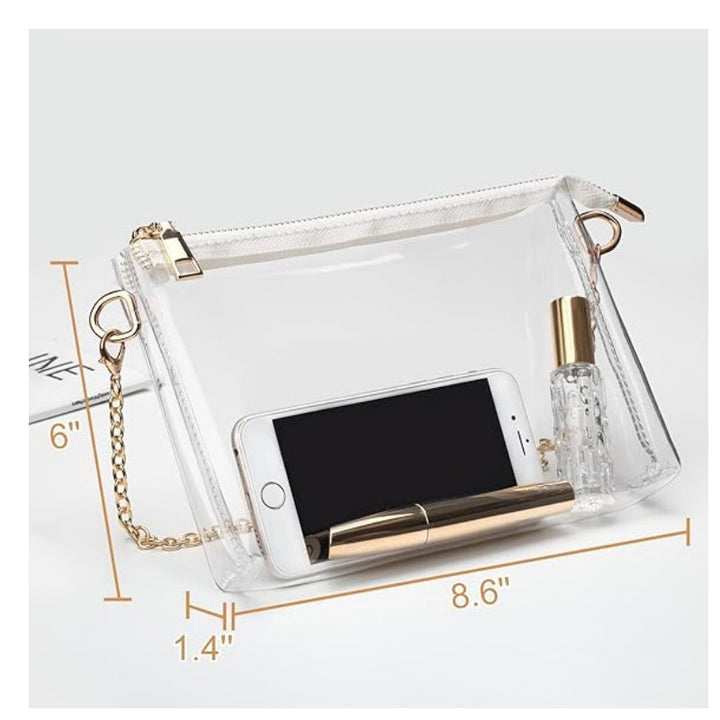 Elegant Transparent Clutch Bowlift