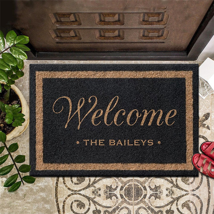 Bear-Themed Welcome Mat