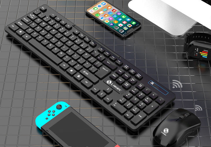 Wireless Keyboard and Mouse Combination Set Bowlift