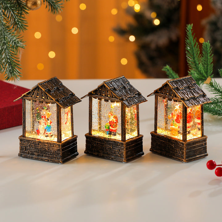 LED Illuminated Christmas Diorama Bowlift