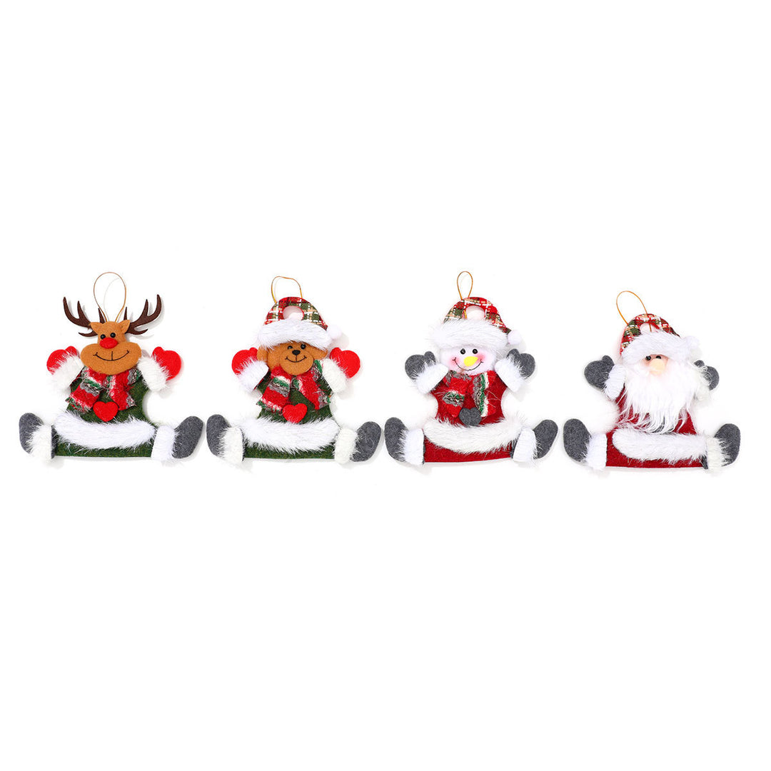 Decorative Felt Santa Ornament Bowlift