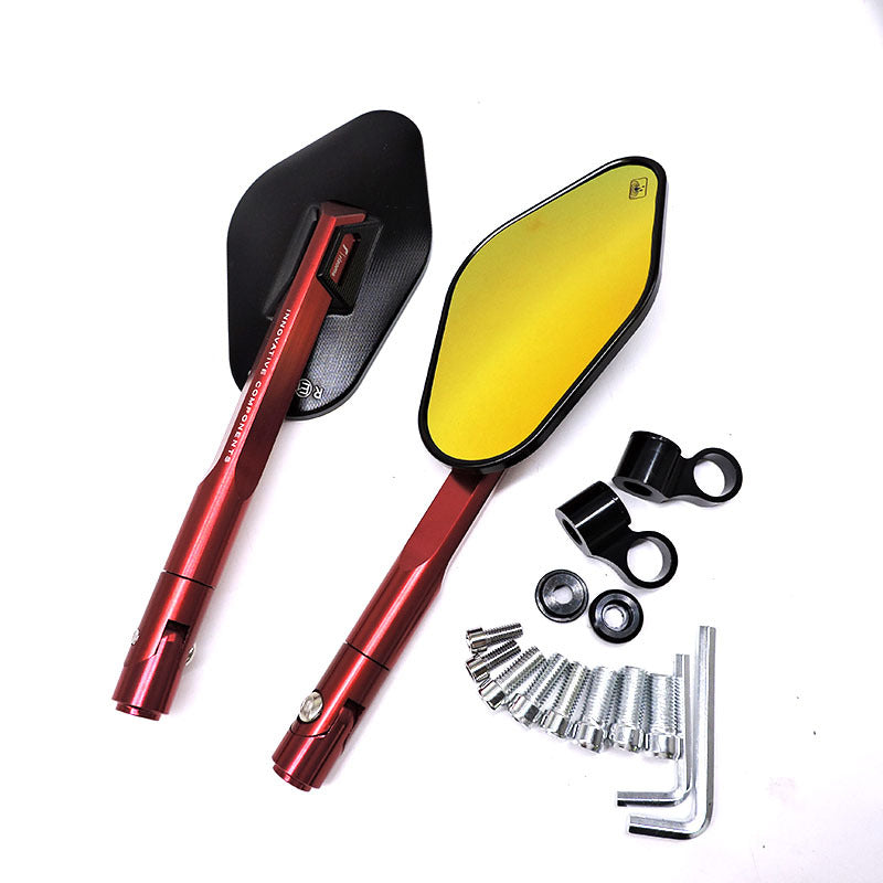 Adjustable Universal Motorcycle Side Mirrors Bowlift