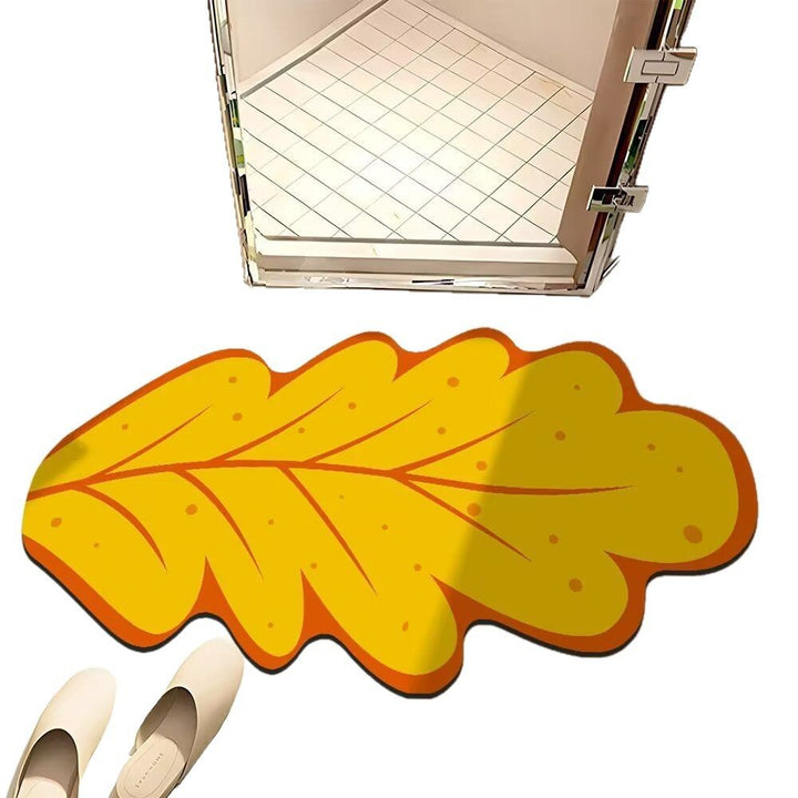 Leaf-Shaped Bath Mat Bowlift