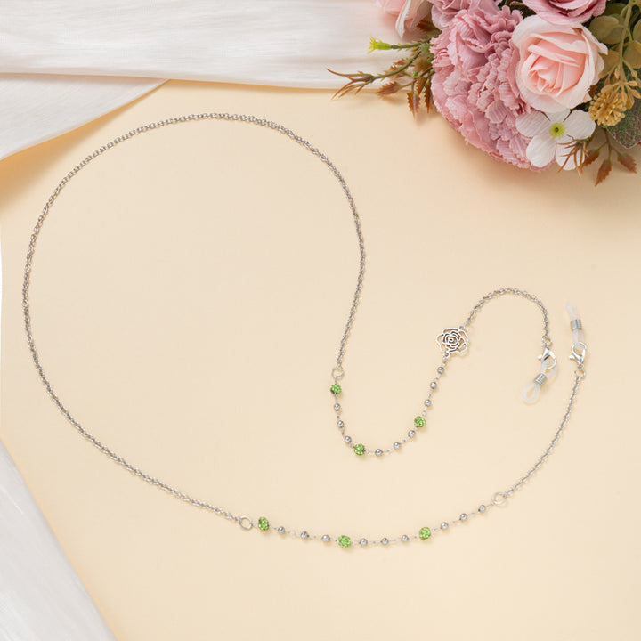 Chic Rhinestone Eyewear Chain Bowlift