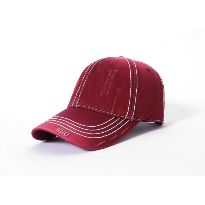 Men's Classic Distressed Cotton Baseball Cap Bowlift