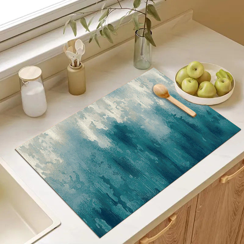 Abstract Geometric Kitchen Mat Bowlift